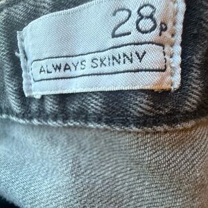 GAP Gray Skinny Jeans Always Skinny Fit